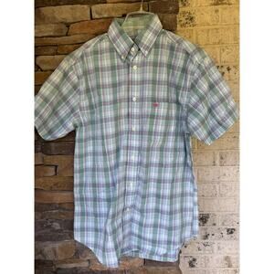Southern Marsh Short Sleeve Button Down-Size Medium